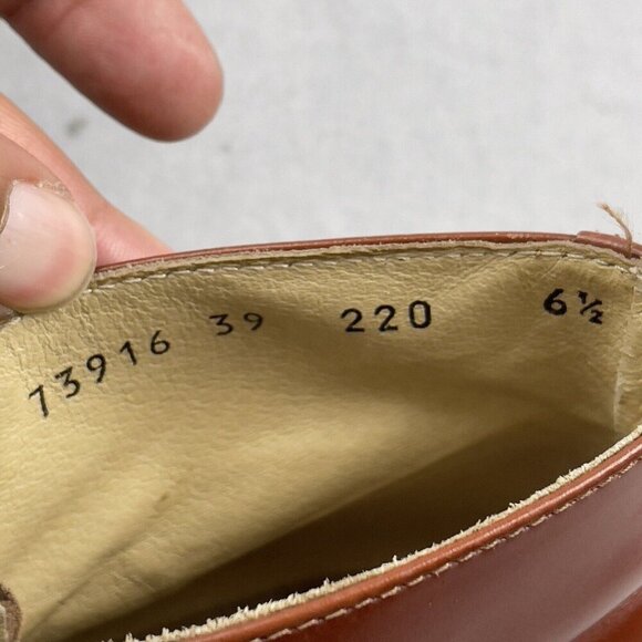 Antica Cuoieria Brown Leather Ankle Boot  Made In Italy Size US 8.5 EU 38 - Picture 11 of 11